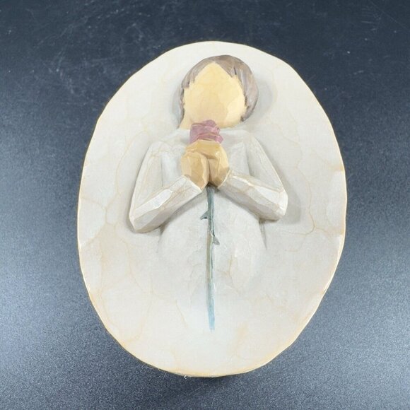 2004 Willow Tree Loving Angel Trinket Dish Jewelry Holder Container Demdaco VTG - Picture 7 of 10